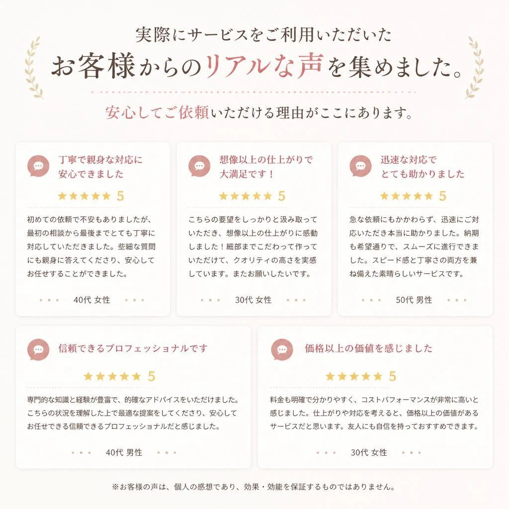 お客様の声